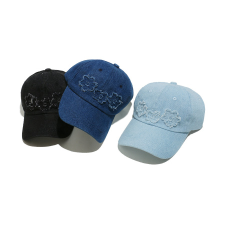 Chapeau en coton à fleurs pour femme, série Causal, 1 pièce 2
