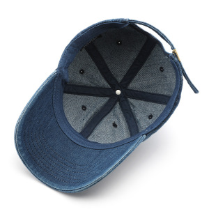 Casquette De Baseball Décontractée En Jean 1 Pièce h5 Image4