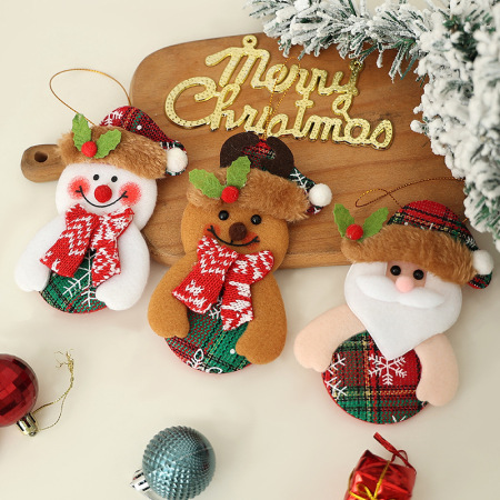 1 pièce de décoration de dessin animé mignon pour sapin de Noël