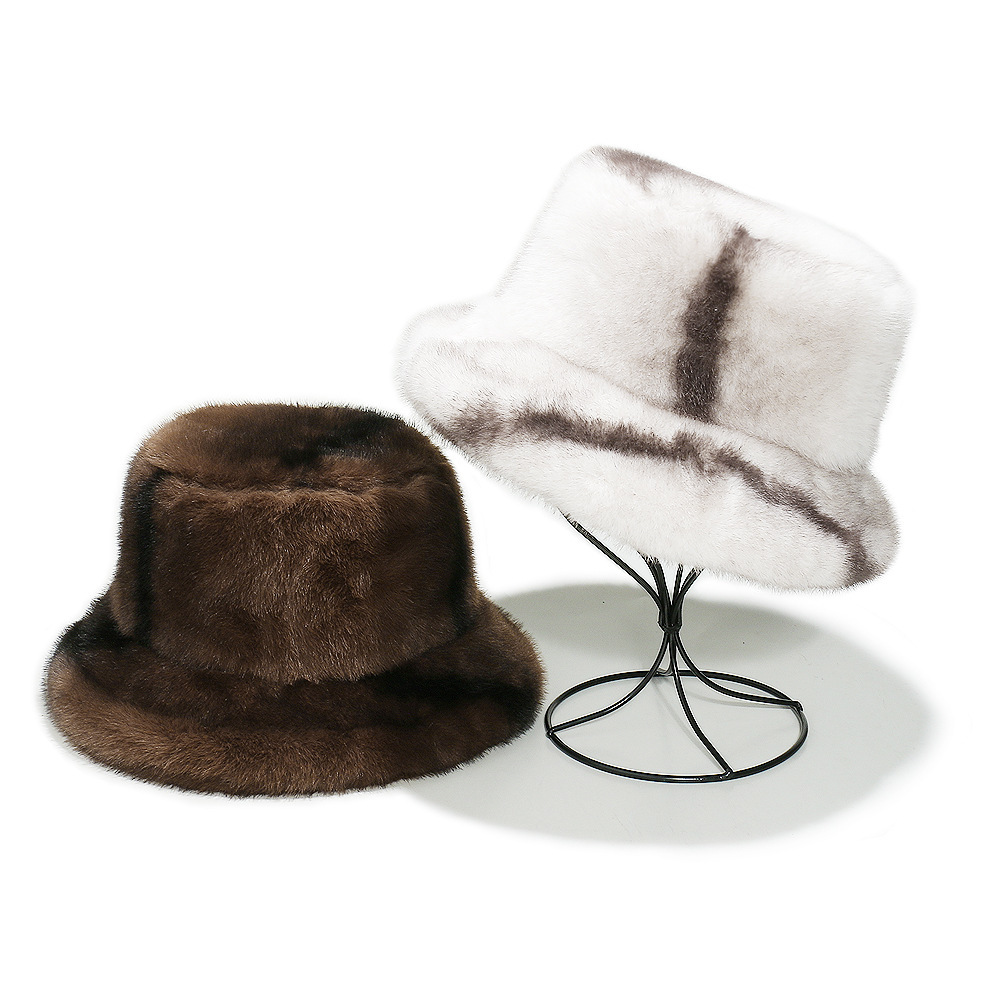 1 Chapeau De Pêcheur En Peluche À Blocs De Couleurs h5Image2