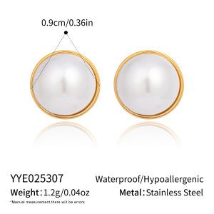 Ensembles De Bijoux Pour Femmes Daily Circle En Acier Inoxydable Étanche Couleur Or h5 