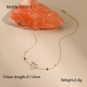 Collier en or et perles noires Image3
