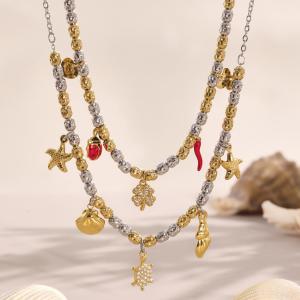 Ensembles De Bijoux De Luxe Pour Femmes, En Acier Inoxydable, Étanches, Couleur Or, Avec Zircon, Motif Animal. h5 Image2