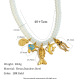 Pendentif Opale Vie Marine - Or - 1 