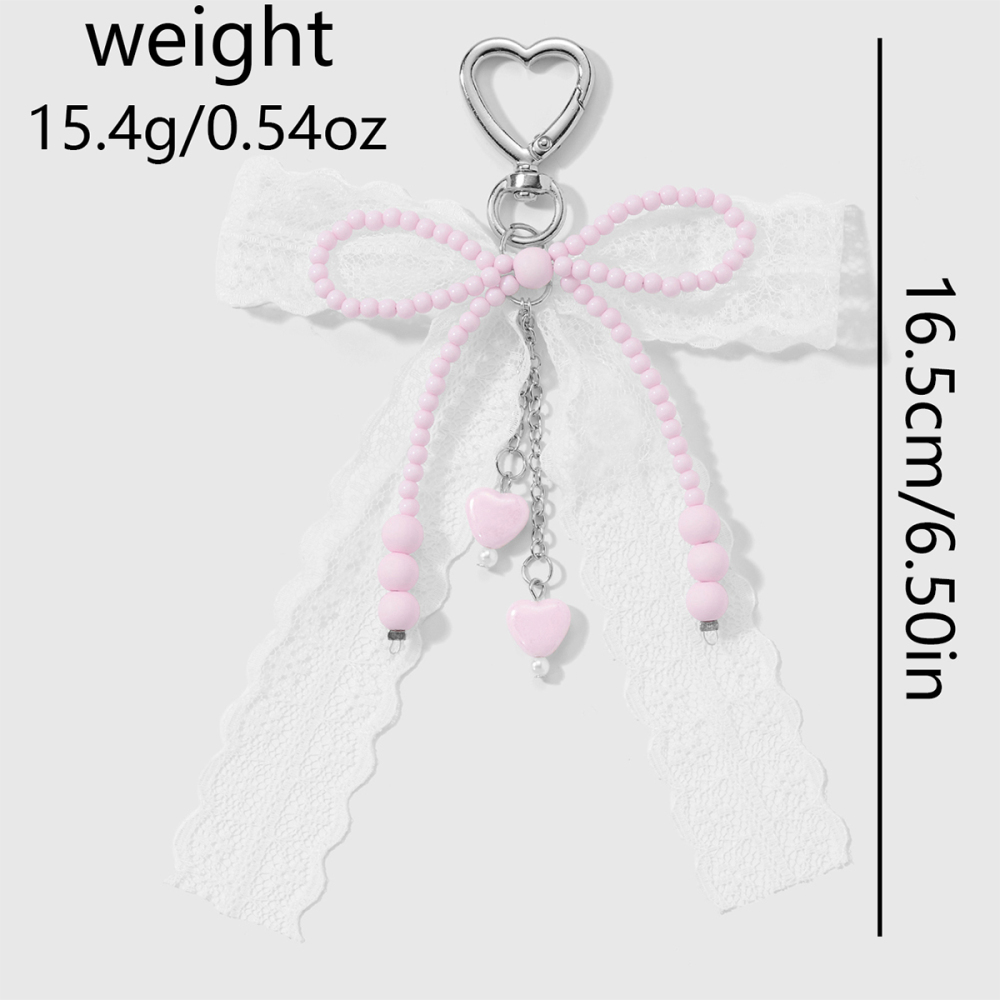 1 Breloque De Sac En Forme De Nœud Papillon En Perles Image2
