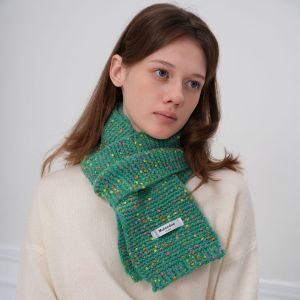 1 Écharpe D'Hiver En Fibre Synthétique À Pois Colorés Pour Femme h5 Image3