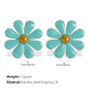 Boucles d'oreilles goutte d'huile bleue EH760BEG Image9