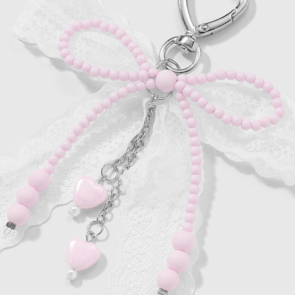 1 Breloque De Sac En Forme De Nœud Papillon En Perles Image6