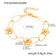 TXE356-Bracelet en or 16+5cm Image4