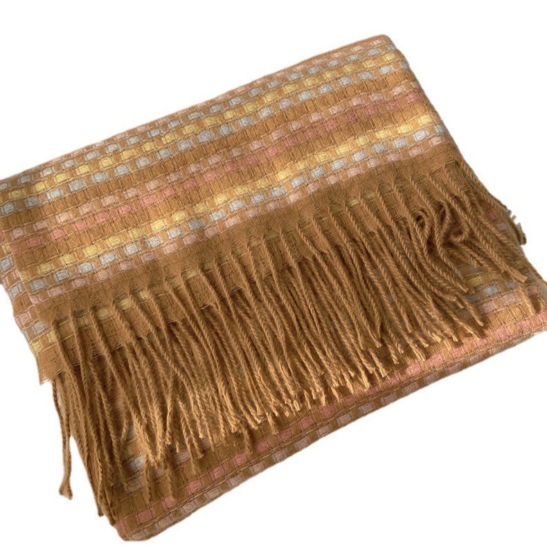 Écharpe D'Hiver Simple En Rayonne Pour Femme, 1 Pièce h5Image5