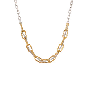 Collier À Maillons Pour Femme, En Acier Inoxydable Imperméable, Avec Pompon Quotidien (1 Pièce) h5 Image5
