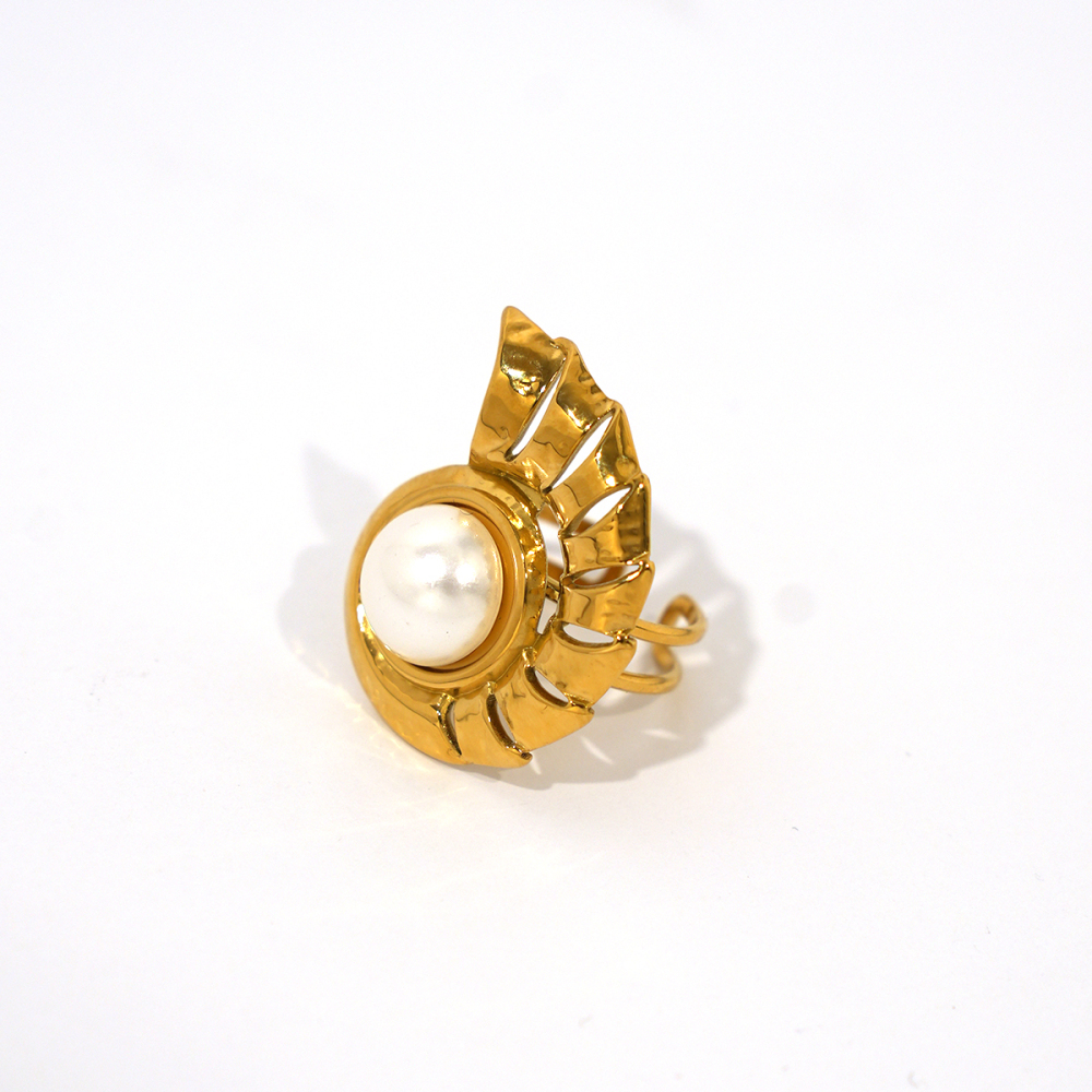 Bague Tendance En Acier Inoxydable Imperméable, Collection Simple Series, Motif Tortue Naturelle. 