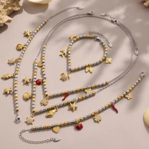 Ensembles De Bijoux De Luxe Pour Femmes, En Acier Inoxydable, Étanches, Couleur Or, Avec Zircon, Motif Animal. h5 Image9
