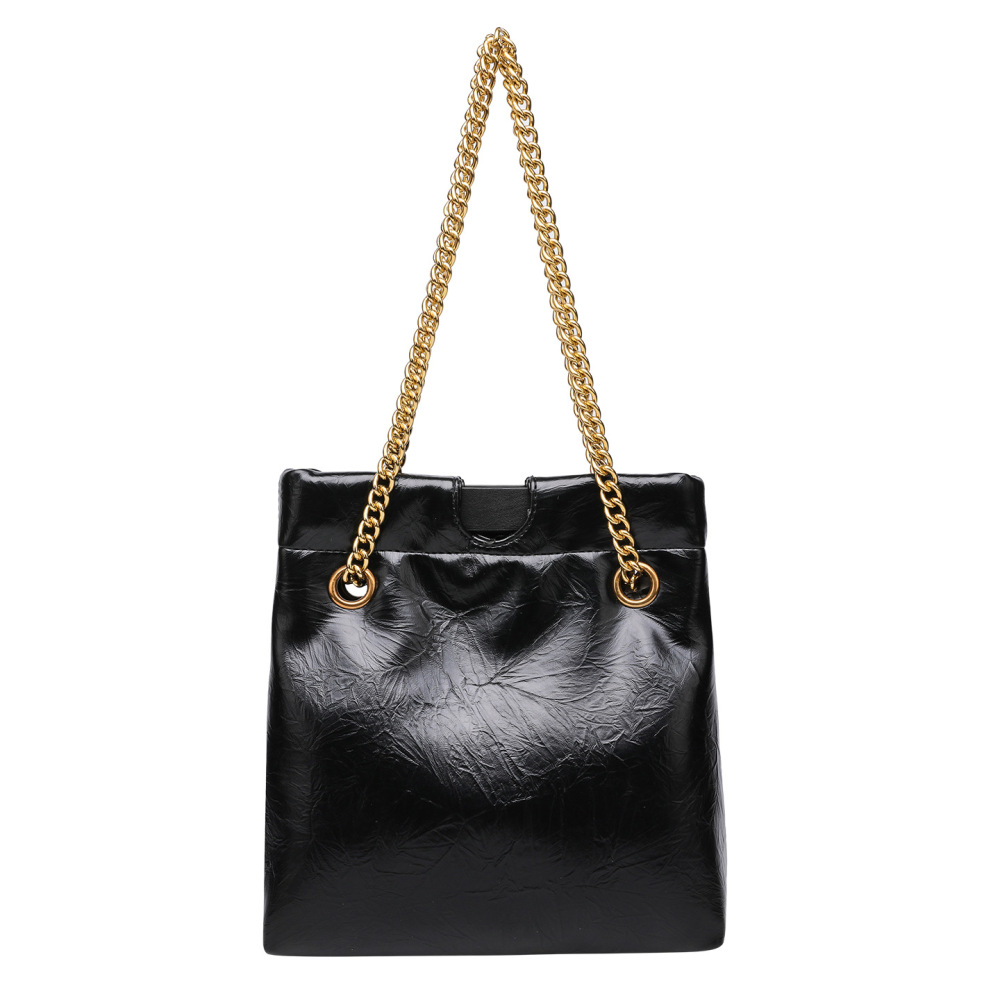 Sac À Bandoulière Femme Simple Series Classic Couleur Unie En Pu (1 Pièce) Image5