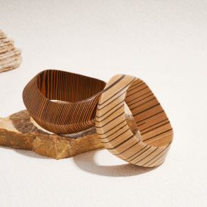 Bracelet Jonc En Bois 1 Pièce h5 Image5