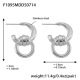 F1095-Boucles d'oreilles en acier Image8