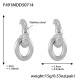 F491-Boucles d'oreilles en acier Image2