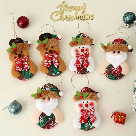 1 pièce de décoration de dessin animé mignon pour sapin de Noël 2