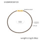 E428-Bracelet Zircon Noir 18cm Image5