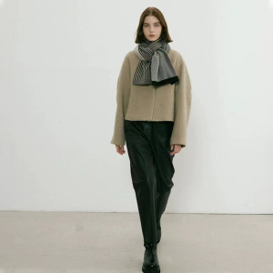 Écharpe D'Hiver Moderne En Fibre Synthétique Pour Femme, 1 Pièce h5 Image2