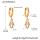 Boucles d'oreilles dorées Image2