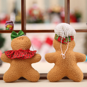 Figurine De Bonhomme En Pain D'Épices En Forme De Sapin De Noël, 1 Pièce h5 Image3