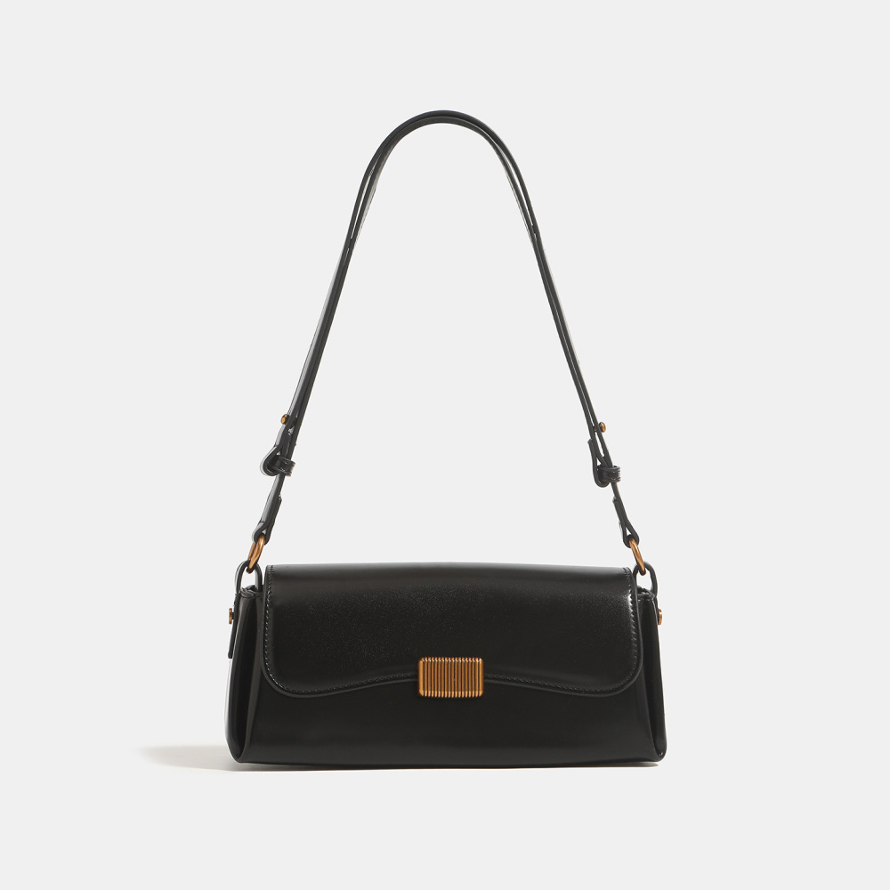 1 Superbe Sac À Bandoulière En Pu De Couleur Unie Pour Femme 