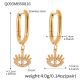 Boucles d'oreilles dorées Image9