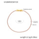E428-Bracelet Zircon Rose 20cm Image9