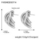 F493-Boucles d'oreilles en acier Image5