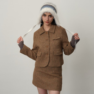 1 Chapeau Classique En Polyester À Rayures Dégradées Pour Femme h5 Image3