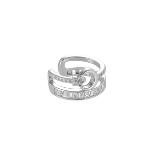 1 Pièce De Manchettes D'Oreilles En Cuivre Doré Et Zircon h5