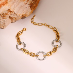 Collier Chaîne Femme En Acier Inoxydable Imperméable, Coloris Assortis, 1 Pièce h5 Image4