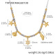 Collier en zircon doré DIY 41+5 cm