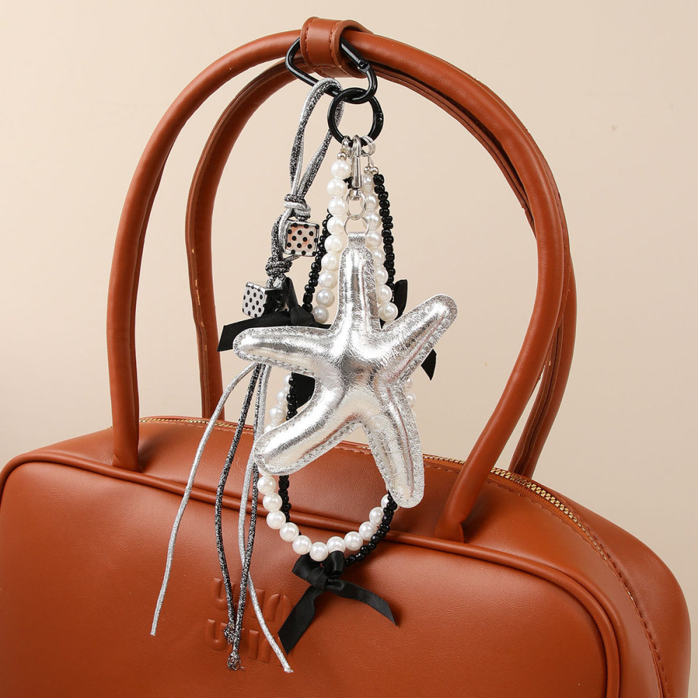 1 Breloque De Sac Simple Et Légère En Forme D'Étoile Pour Femme Image3