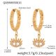 Boucles d'oreilles dorées Image7