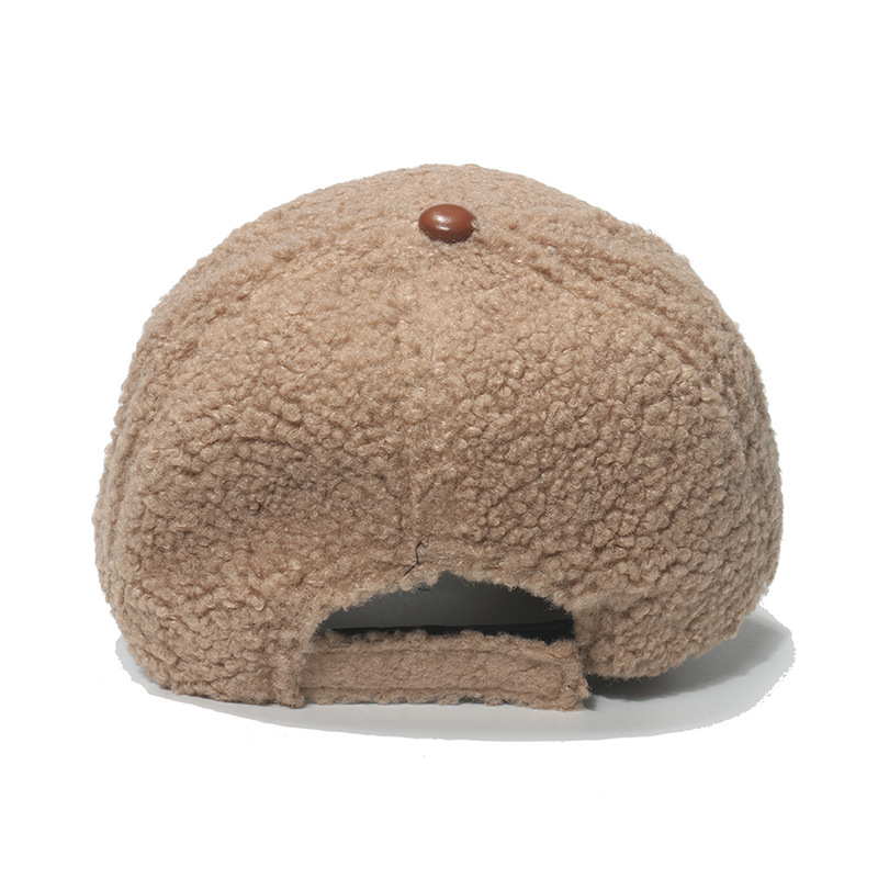 Chapeau En Peluche Pour Femme, Série Simple, Décontracté, Lettre, 1 Pièce h5Image3