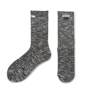 1 Paire De Chaussettes Mi-Mollet Rétro En Coton À Blocs De Couleurs Pour Femme h5