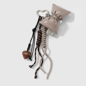 1 Pièce De Breloque De Sac En Cuir En Forme De Fleur h5 