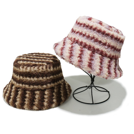 1 chapeau de pêcheur à rayures rétro 2
