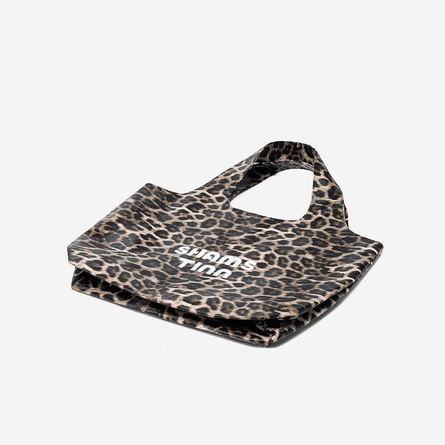 Sac Fourre-Tout Femme En Pvc Imprimé Léopard, Collection Simple Series (1 Pièce) h5Image3