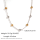 Couleur or et argent/Taille unique/Collier type 2 Image2