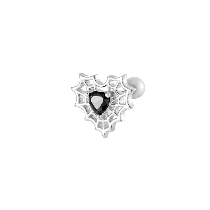 Boucle D'Oreille Piercing En Zircon Couleur Or Et Cuivre Animal 1 Pièce 