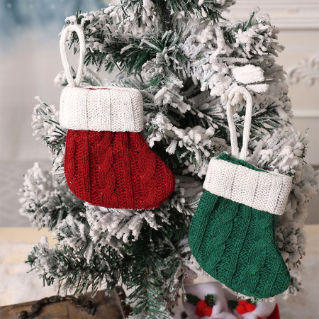 1 chaussette décorative mignonne pour sapin de Noël