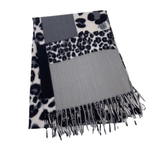 Écharpe D'Hiver Classique En Rayonne À Imprimé Léopard Pour Femme, 1 Pièce h5 Image7