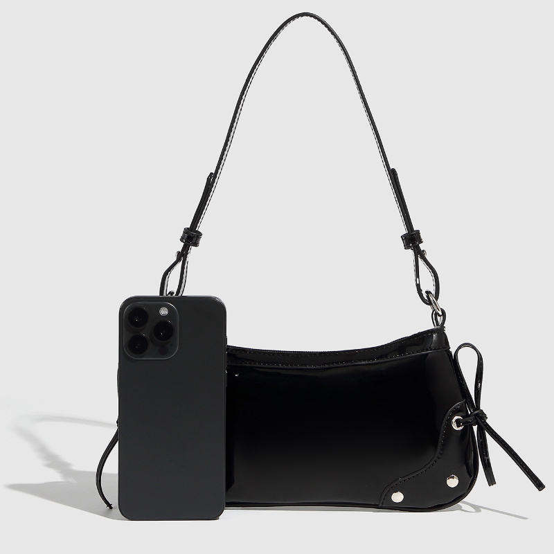 Sac À Bandoulière Femme Élégant En Pu Uni, Collection Simple Series (1 Pièce) Image4