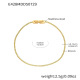 E428-Bracelet zircon vert 18cm Image11