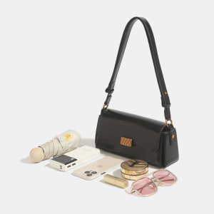 1 Superbe Sac À Bandoulière En Pu De Couleur Unie Pour Femme h5 Image4