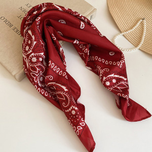 Bandana À Motif Cachemire Et Fleurs Rétro 1 Pièce h5 Image4