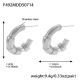 F492-Boucles d'oreilles en acier Image6
